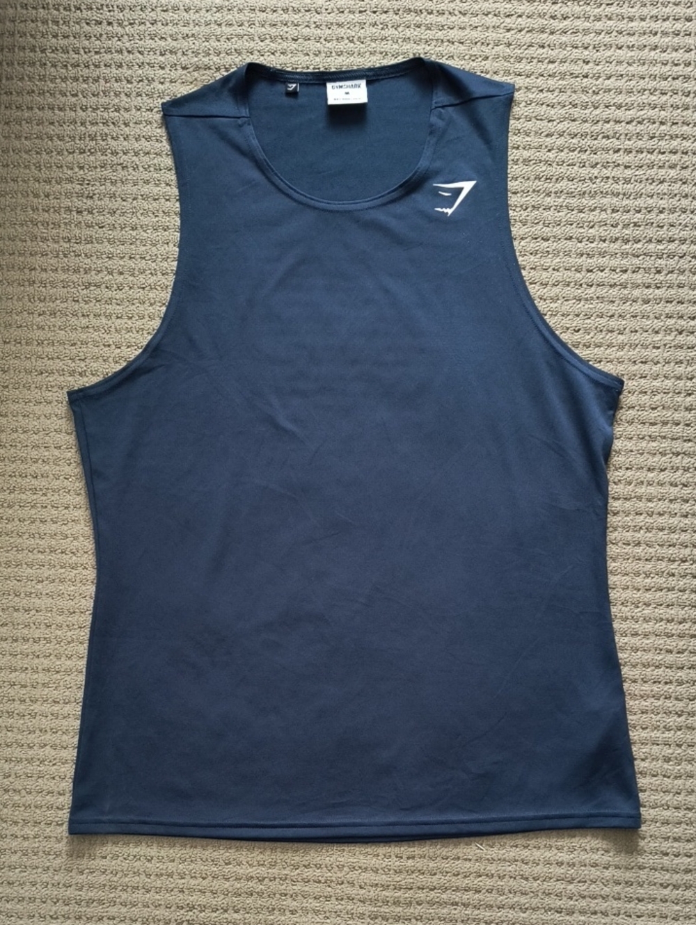 Gymshark Navy Blue Performance Tank Top